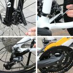 ZESTAW SZCZOTKI MYJKI DO CZYSZCZENIA MYCIA KÓŁ OPON WÓZKA ROWERU NAPĘDU ŁAŃCUCHA ROWEROWEGO RAMY - 11