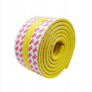 ŻÓŁTA TAŚMA PIANKOWA DO MEBLI PIANKA TAŚMA OCHRONNA OCHRANIACZ ZABEZPIECZENIE NA KANTY NAROŻNIKI STOŁU