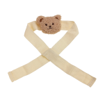 BEŻOWY MIŚ UPINACZ DO ZASŁON ZAPIĘCIE UCHWYT SPINKA DO ZASŁON POKÓJ DZIECIĘCY 2 SZTUKI - 4