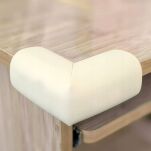 KREMOWE ZABEZPIECZENIE OSŁONKI PIANKOWE NAROŻNIKÓW ROGÓW MEBLI STOŁU OSŁONA NA NAROŻNIKI KANTY 4SZT  12MM - 6