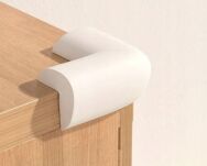 KREMOWE ZABEZPIECZENIE OSŁONKI PIANKOWE NAROŻNIKÓW ROGÓW MEBLI STOŁU OSŁONA NA NAROŻNIKI KANTY 4SZT  12MM - 5