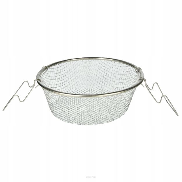 KOSZYK DO SMAŻENIA FRYTEK SITKO WKŁAD DO GARNKA ZE STALI 22cm