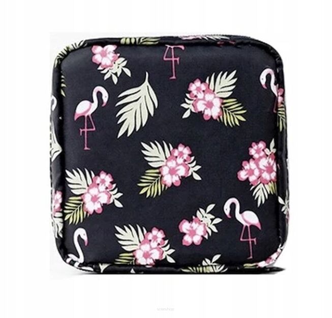 FLAMINGI KOSMETYCZKA PODRÓŻNA DAMSKA SASZETKA ORGANIZER NA PODPASKI WKŁADKI ETUI PODRÓŻNE DO TOREBKI WALIZKI