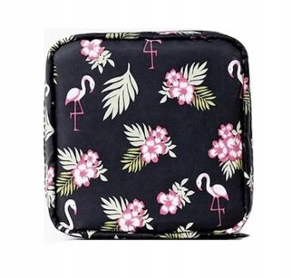 FLAMINGI KOSMETYCZKA PODRÓŻNA DAMSKA SASZETKA ORGANIZER NA PODPASKI WKŁADKI ETUI PODRÓŻNE DO TOREBKI WALIZKI