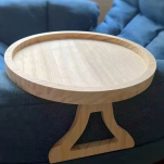 DREWNIANA TACA STOLIK PÓŁKA NA KANAPĘ SOFĘ PODKŁADKA PODSTAWKA NA OPARCIE - 2