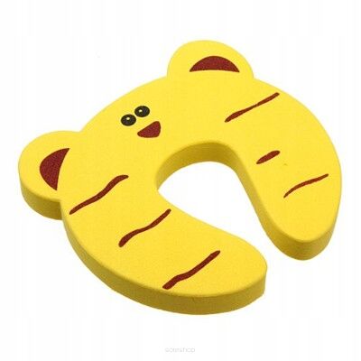 TYGRYS STOPER BLOKADA DRZWIOWA ZABEZPIECZENIE DO DRZWI KLIN ODBOJNIK OCHRONA PALCÓW DZIECI