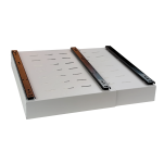 WYSUWANA PÓŁKA DO SZAFKI KUCHENNEJ DO KUCHNI REGULOWANA ROZSUWANA NA BOKI 30-54CM ORGANIZER DO SZAFKI - 10