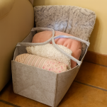 KOSZ TORBA FILCOWA NA DREWNO DO KOMINKA ZAKUPY POJEMNIK ORGANIZER DO AUTA BARDZO POJEMNA - 5