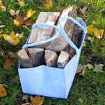 KOSZ TORBA FILCOWA NA DREWNO DO KOMINKA ZAKUPY POJEMNIK ORGANIZER DO AUTA BARDZO POJEMNA - 3