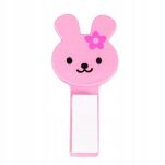 UCHWYT HACZYK DO PODNOSZENIA UNOSZENIA DESKI SEDESOWEJ KLAPY TOALETY WC KRÓLIK RÓŻOWY SIMPLO - 2