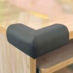 CZARNE ZABEZPIECZENIE OSŁONKI PIANKOWE NAROŻNIKÓW ROGÓW MEBLI STOŁU OSŁONA NA NAROŻNIKI KANTY 4SZT 12MM - 5