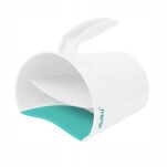 AKUKU DUŻY KUBEK DO MYCIA GŁOWY DZIECI SPŁUKIWANIA SZAMPONU PIANY WŁOSÓW WODĄ KĄPIELI DZIECKA BIAŁY - 3