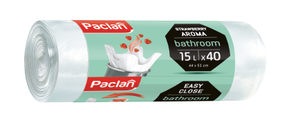 PACLAN WORKI NA ŚMIECI ZAPACHOWE 15L 40 SZTUK DO KOSZA ŁAZIENKOWEGO PRAKTYCZNE MOCNE Z USZAMI