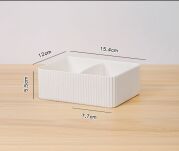 ORGANIZER M BIAŁY NA BIURKO I KOSMETYKI POJEMNIK NA BIŻUTERIĘ PRZYBORY SZKOLNE UNIWERSALNY DO DOMU BIURA - 5