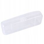 POJEMNIK PODRÓŻNY PUDEŁKO ETUI NA MASZYNKĘ DO GOLENIA DO KOSMETYCZKI TRANSPARENTNE - 6