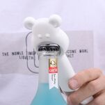 UNIWERSALNY OTWIERACZ KUCHENNY 4w1 DO SŁOIKÓW BUTELEK I PUSZEK BIAŁY WIELOFUNKCYJNY SOLIDNY - 4