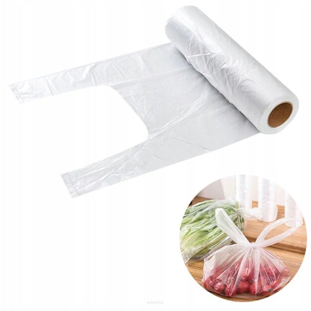 REKLAMÓWKI WORECZKI WORKI TOREBKI JEDNORAZOWE MOCNE WYTRZYMAŁE ZRYWKI NA ROLCE AŻ 120 SZTUK 5KG ORYGINAŁ PACLAN