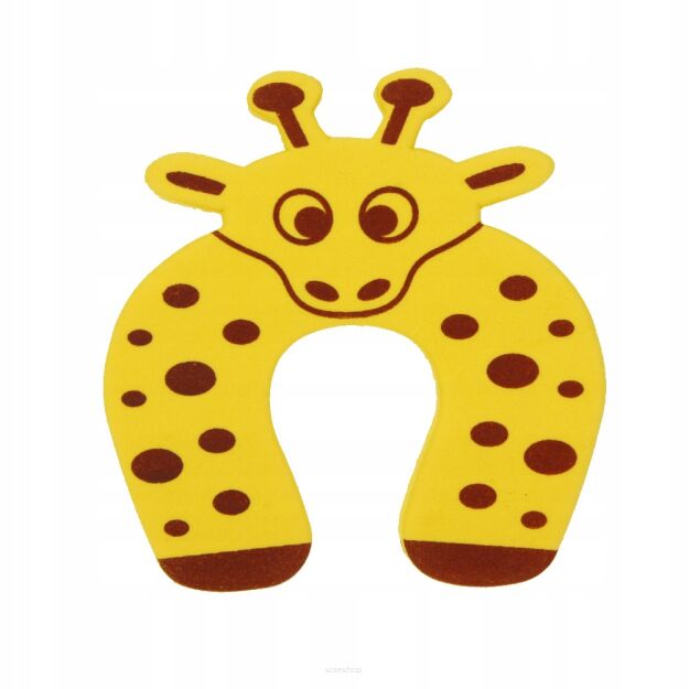 ŻYRAFA STOPER BLOKADA DRZWIOWA ZABEZPIECZENIE DO DRZWI KLIN ODBOJNIK OCHRONA PALCÓW DZIECI