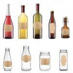 300SZT NAKLEJKI  ETYKIETY SAMOPRZYLEPNE NA SŁOIKI PRZETWORY PRZYPRAWY  WINO BUTELKI PREZENTY NR 1 - 5