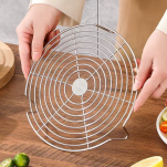 WKŁAD PODSTAWKA DO GARNKA GOTOWANIA PIECZENIA PASTERYZACJI RUSZT STALOWY 22CM - 2