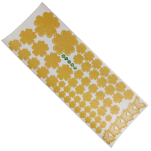 NAKLEJKI ŚCIENNE KWIATY I MOTYLE SAMOPRZYLEPNE DEKORACJE NA MEBLE I ŚCIANY ARKUSZ 60SZT JASNY BRĄZ - 2