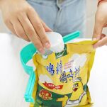 ZIELONY KLIPS DO TOREBEK ZATRZASK ZAPINKA OPAKOWAŃ WORECZKÓW PRZYPRAW Z DOZOWNIKIEM - 7