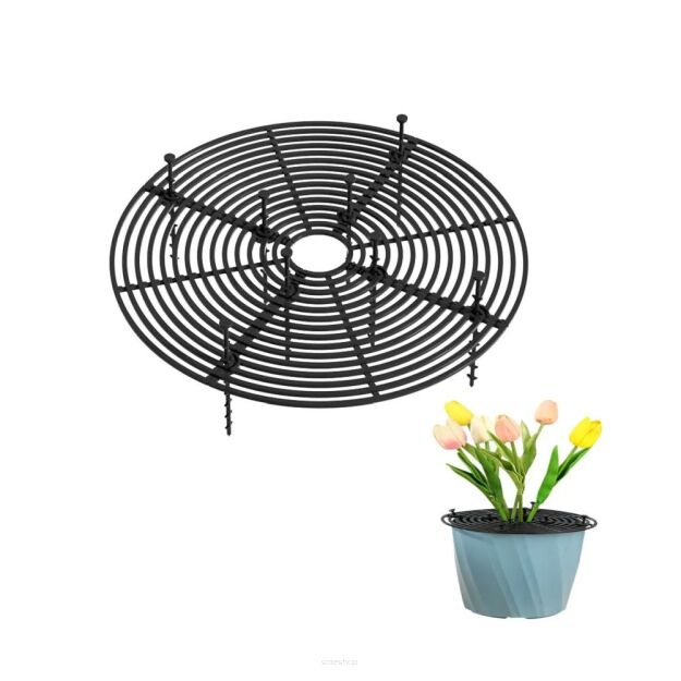 30CM OSŁONKA DONICZKI NA DONICZKĘ ZABEZPIECZENIE PRZED DZIEĆMI KOTAMI OCHRONA KWIATÓW REGULOWANA