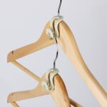 ZIELONE HACZYKI DO WIESZAKA NA UBRANIA PRZEDŁUŻKA ROZSZERZENIE DOKŁADKA DO WIESZAKA SOLIDNA ZESTAW 5SZT - 3