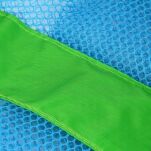 DUŻA POJEMNA TORBA PLAŻOWA TOREBKA NA PLAŻĘ PIKNIK ZABAWKI KOC RĘCZNIKI Z SIATKI AŻUROWA XXL NIEBIESKA - 10