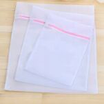 WOREK WORKI WORECZKI SIATKA OCHRONNA DO PRANIA SIATKI DO PRANIA BIELIZNY UBRAŃ Z ZAMKIEM ZESTAW 3SZT - 2