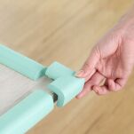 OCHRANIACZ MIĘKKA TAŚMA MEBLOWA PIANKOWA PIANKA OCHRONNA NA MEBLE NAROŻNIKI ROGI STOŁU KANTY 8MM CZARNA - 7