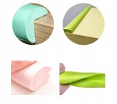 OCHRANIACZ MIĘKKA TAŚMA MEBLOWA PIANKOWA PIANKA OCHRONNA NA MEBLE NAROŻNIKI ROGI STOŁU KANTY 8MM CZARNA - 2