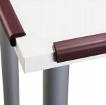 OCHRANIACZ MIĘKKA TAŚMA MEBLOWA PIANKOWA PIANKA OCHRONNA NA MEBLE NAROŻNIKI ROGI STOŁU KANTY 8MM CZARNA - 8