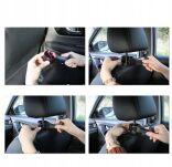 UCHWYT NA TELEFON SMARTFON DO SAMOCHODU WIESZAK DO AUTA NA ZAGŁÓWEK FOTEL - 10