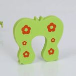 MOTYL STOPER BLOKADA DRZWIOWA ZABEZPIECZENIE DO DRZWI KLIN ODBOJNIK OCHRONA PALCÓW DZIECI - 2