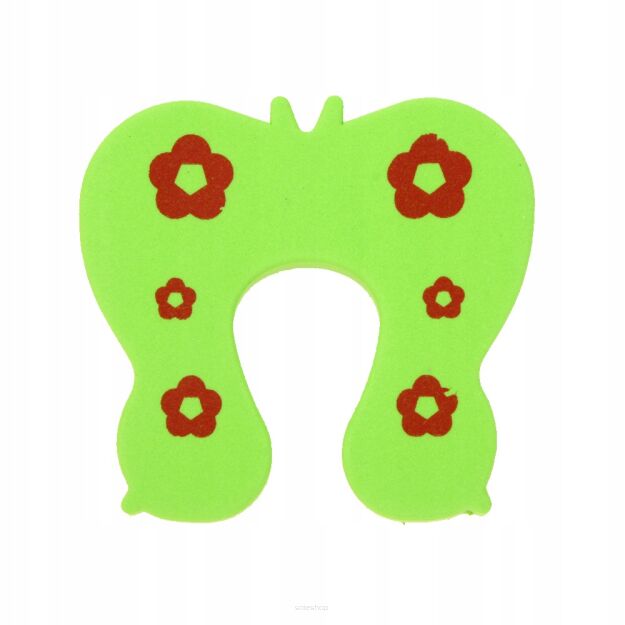 MOTYL STOPER BLOKADA DRZWIOWA ZABEZPIECZENIE DO DRZWI KLIN ODBOJNIK OCHRONA PALCÓW DZIECI