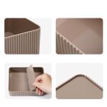 ORGANIZER BIAŁY L NA BIURKO KOSMETYKI LAKIERY BIŻUTERIĘ UNIWERSALNY POJEMNIK DO DOMU ŁAZIENKI SZUFLADY BIURA - 5