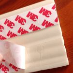 W TAŚMA OCHRONNA PIANKOWA OCHRANIACZ ZABEZPIECZENIE NA KRAWĘDZIE NA RANTY MEBLI Z TAŚMĄ RÓŻ - 5