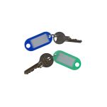 BRELOK BRELOCZEK ZAWIESZKA DO KLUCZY KLUCZYKÓW NA KLUCZYKI IDENTYFIKATOR PLASTIKOWY MIX KOLORÓW 5SZT - 3