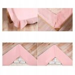 BIAŁY NAPINACZ KLIPS ZACISK DO PRZEŚCIERADŁA SZELKI GUMKI ZAPIĘCIE KRZYŻOWE DO PRZEŚCIERADEŁ UCHWYTY 4SZT - 3