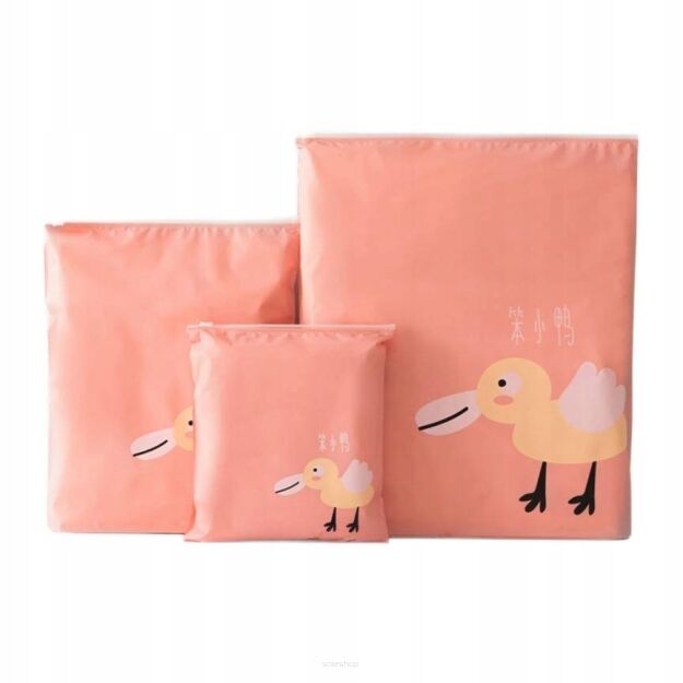 WODOODPORNE SZCZELNE WOREK NA BASEN PIELUCHY BRUDNE MOKRE UBRANIA BUTY ORGANIZERY DO WALIZKI ZESTAW 3 ROZMIARY 3SZT