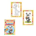 ZESZYT ĆWICZEŃ KSIĄŻECZKA DLA NAJMŁODSZYCH KOLOROWANKA NAKLEJKI ALBUM Z NAKLEJKAMI - 2