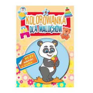 ZESZYT ĆWICZEŃ KSIĄŻECZKA DLA NAJMŁODSZYCH KOLOROWANKA NAKLEJKI ALBUM Z NAKLEJKAMI