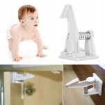 WEWNĘTRZNA BLOKADA MEBLOWA ZABEZPIECZENIE SZAFEK SZUFLAD DRZWICZEK MEBLI PRZED DZIEĆMI - 4