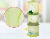 ZIELONY ORGANIZER WISZĄCY KOSZ PÓŁKA POJEMNIK NA ZABAWKI KLOCKI SKŁADANY DO SZAFY ZAWIESZANY SIMPLO - 4