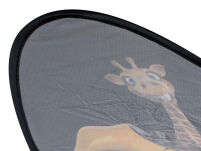 OSŁONA PRZECIWSŁONECZNA DO SAMOCHODU DLA DZIECI ROLETA NA SZYBĘ KURTYNA ŻYRAFA 2 SZTUKI - 2