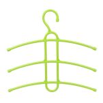 ZIELONY WIESZAK ORGANIZER BLUZKI KOSZULE UBRANIA – FUNKCJONALNY DO SZAFY GARDEROBY NA 3 RAMIONA - 2