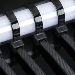 OPASKI ZACISKOWE MOCNE TRYTKI TRYTYTKI KABLOWE 3,6MM X 30CM DŁUGIE 100SZT - 4