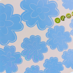 NAKLEJKI ŚCIENNE KWIATY I MOTYLE SAMOPRZYLEPNE DEKORACJE NA MEBLE I ŚCIANY ARKUSZ 60SZT  BŁĘKITNY - 4