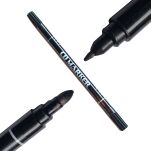 MARKER WODOODPORNY PISAK DWUSTRONNY DO PŁYT CD OPASEK IDENTYFIKACYJNYCH NAKLEJEK NA SŁOIKI PRZETWORY - 4